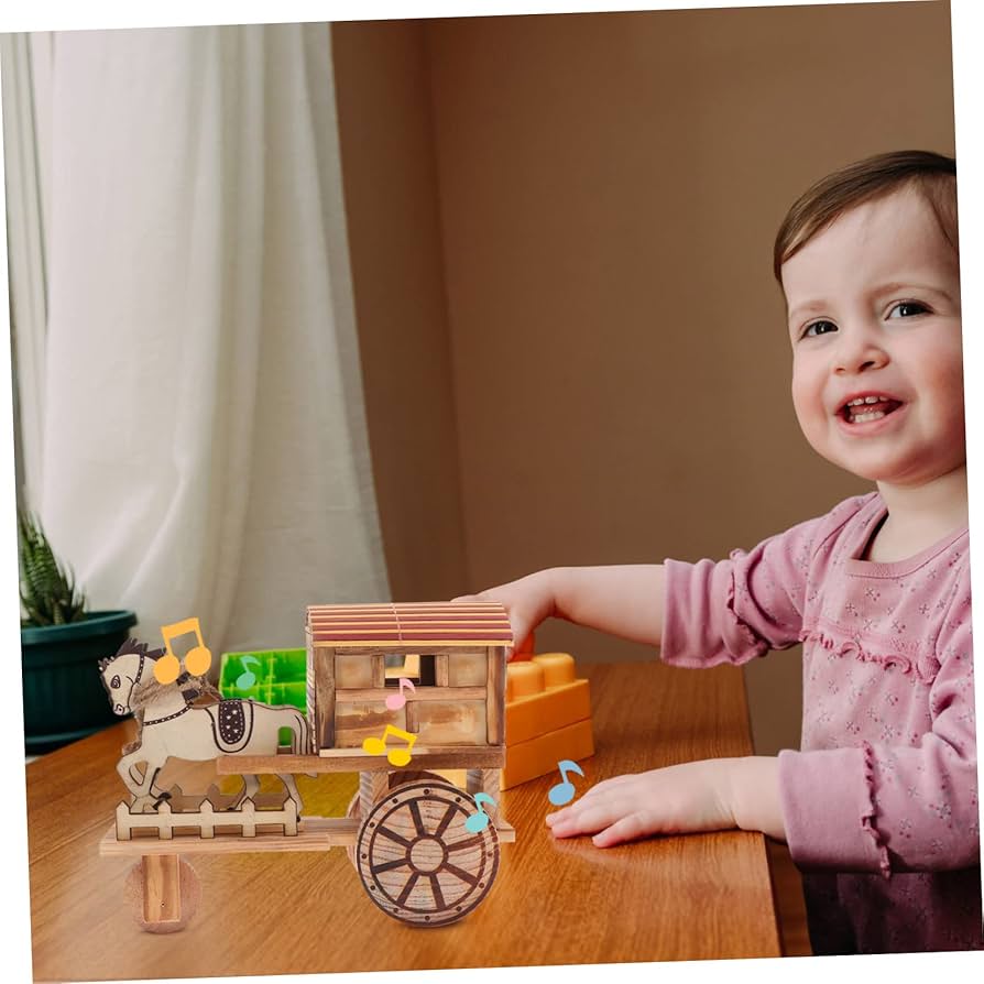 Amazon.co.jp: HOMOCONO アンティーク馬車おもちゃ ヴィンテージ